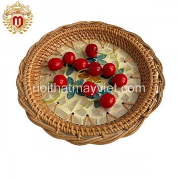 Khay Đựng Đồ Mây Tre KDMT0014